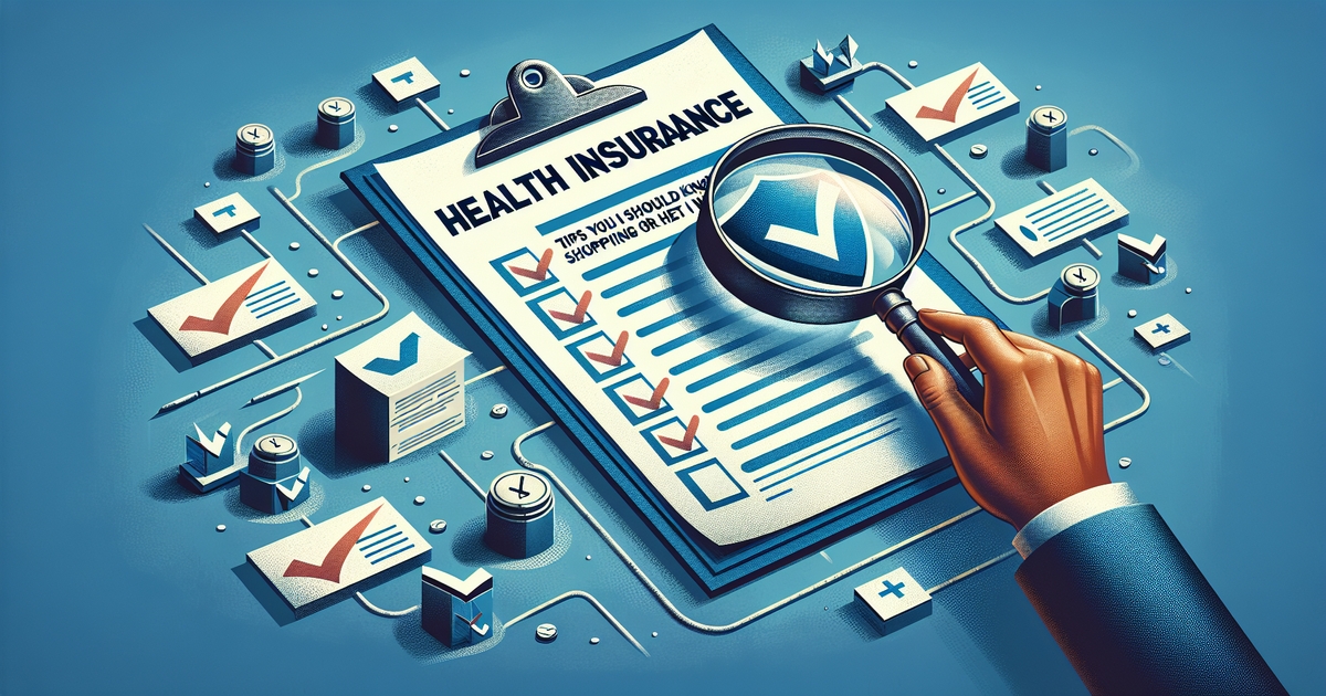 tips you should know when shopping for health insurance